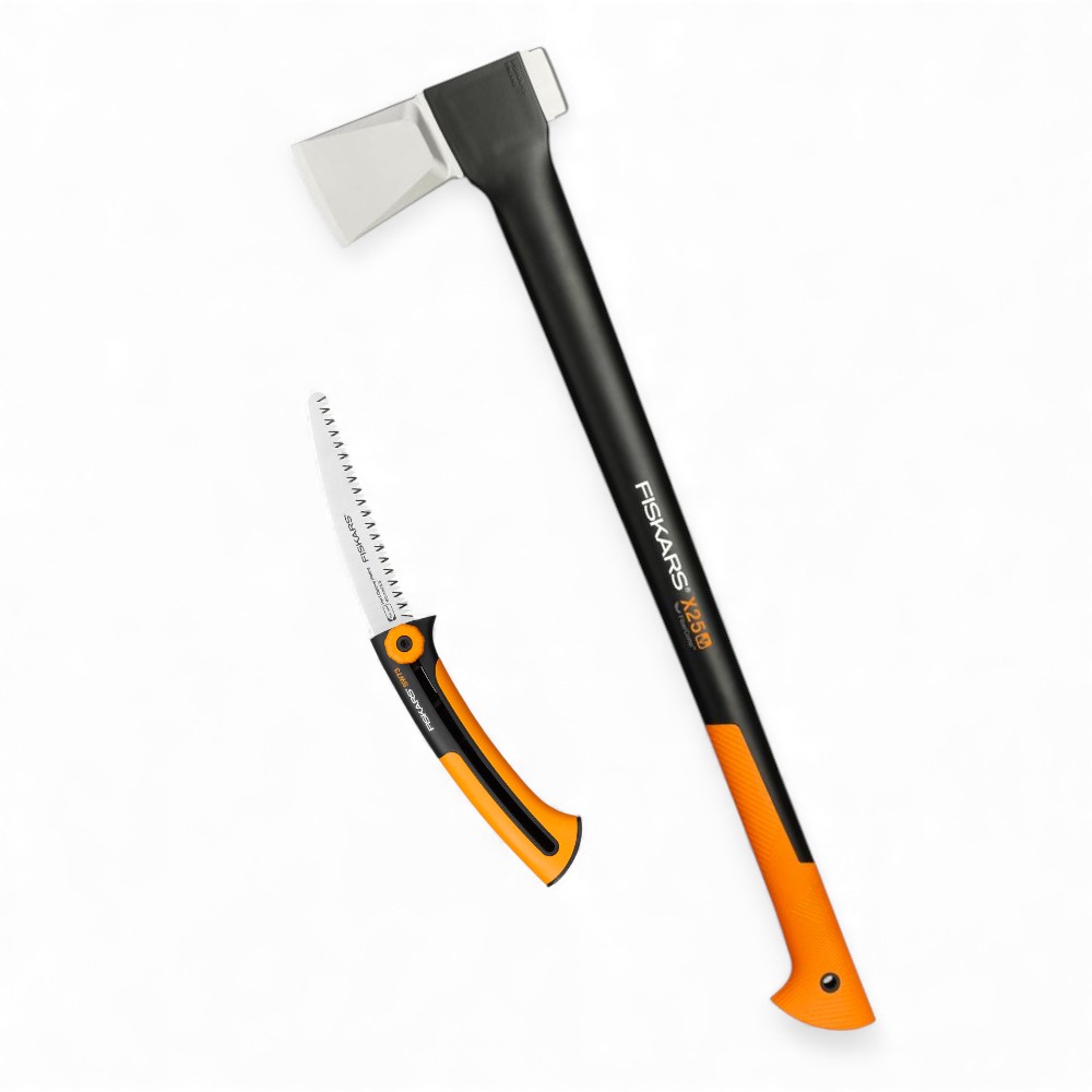Zestaw Fiskars X25 X-Series + piła Xtract SW73